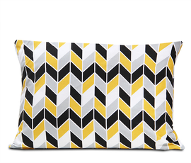 Poszewka bawełniana Geometric Yellow 40x60