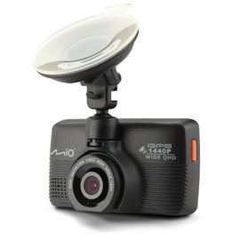 Mio MiVue 751 - Nagrywanie 1440p QUAD HD / 2.5K z płynnością 30 klatek na sekundę (FPS) - kąt widzenia 140 stopni - GPS - ostrzeżenia o fotoradarach -