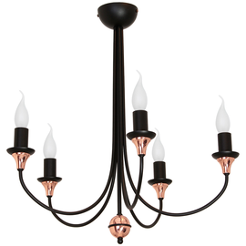 ŻYRANDOL 5-PŁ AZA BLACK 822F1 Aldex
