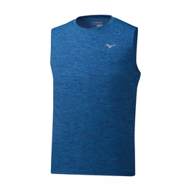 Mizuno Impulse Core Sleeveless | NIEBIESKA - męski bezrękawnik do biegania J2GA8008