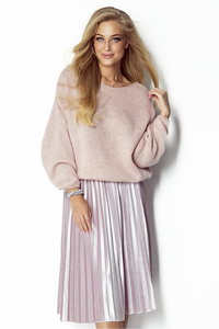 Wełniany sweter oversize i299