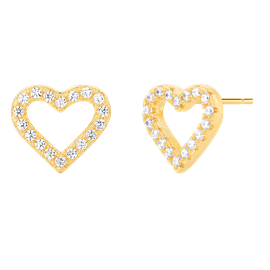 Kolczyki Heart Gold