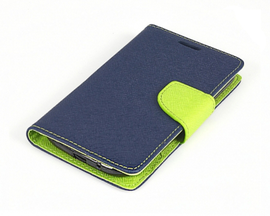 Etui do iPhone 6 - granatowe - portfel - flip cover - miejsce na karty - dostępne od ręki