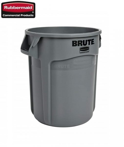 Kontener okrągły z kanałami BRUTE® 75,7L Grey