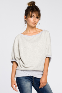 Bluza rękawy oversize bee-048