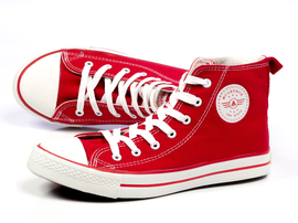 -40%Markowe trampki czerwone McArthur S12MIT02