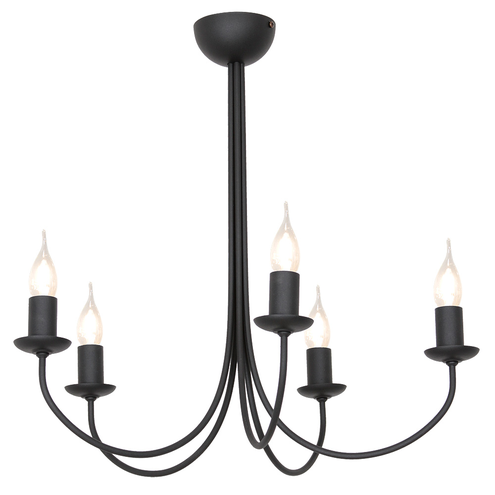 Żyrandol 5-PŁ FEB BLACK 831F1 Aldex
