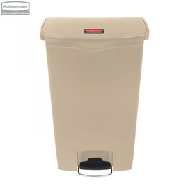 Kosz Slim Jim® Step-On 68L Resin Containers beige