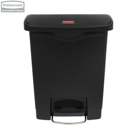 Kosz Slim Jim® Step-On 30L Resin Containers black