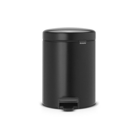 Kosz Pedałowy NEWICON 5L Matt Black