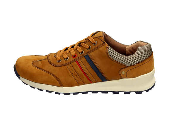 Półbuty buty męskie NEW AGE 16324 SKÓRA CAMEL